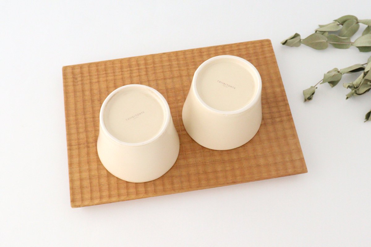 ORLO Free Cup Ivory | Soba Choko Mino Ware