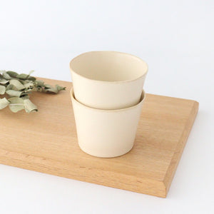 ORLO Free Cup Ivory | Soba Choko Mino Ware