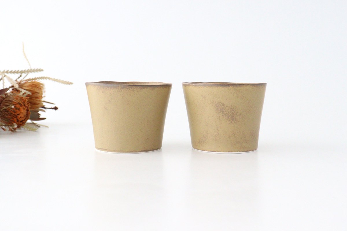 ORLO Free Cup Brown | Soba Choko Mino Ware