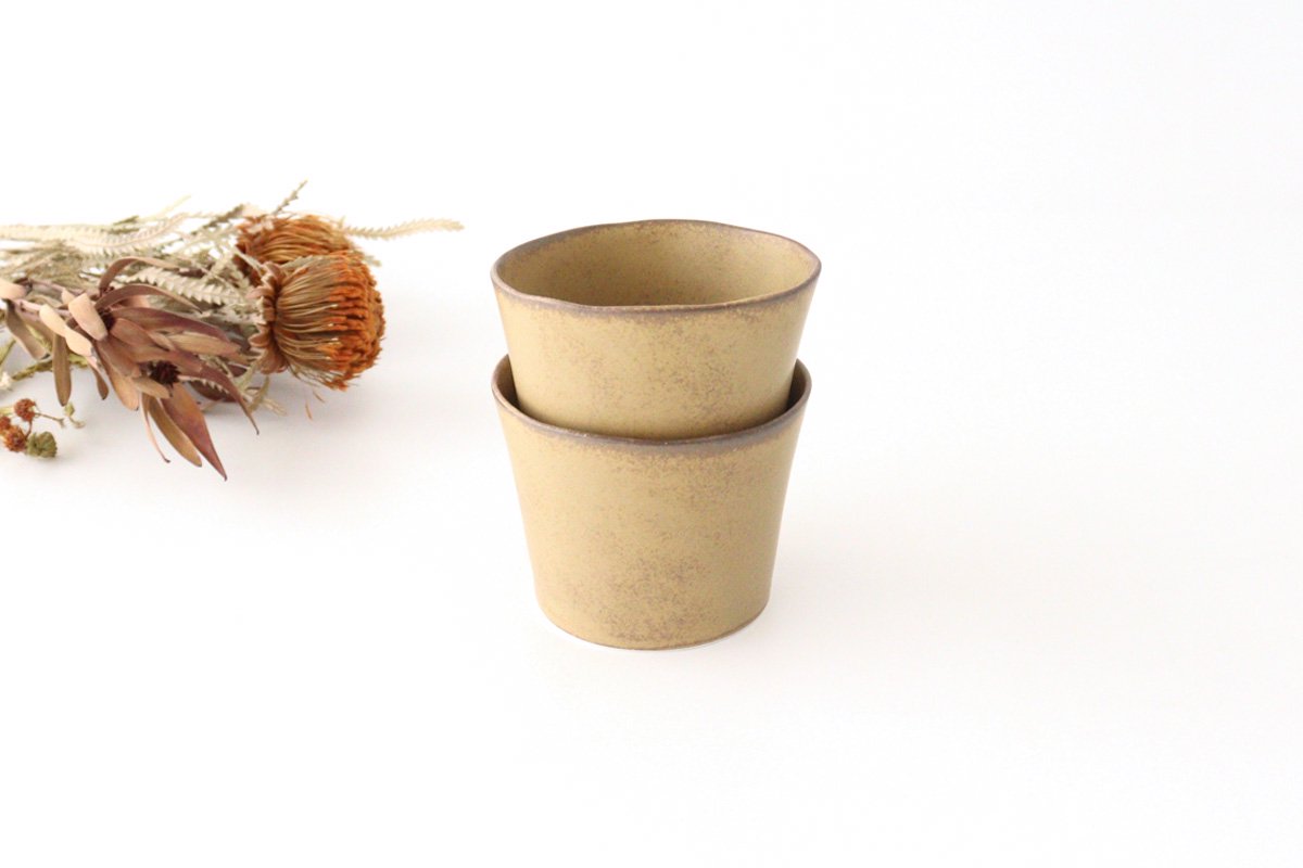 ORLO Free Cup Brown | Soba Choko Mino Ware