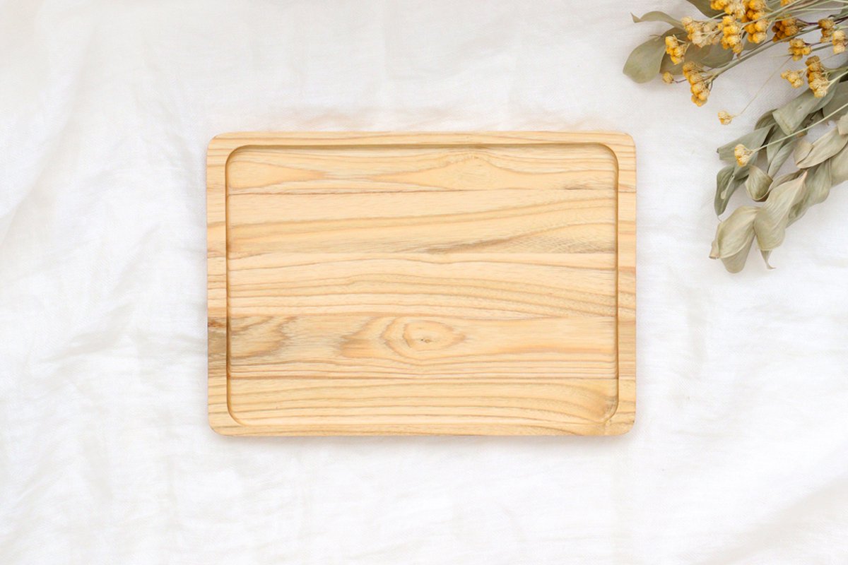 TOUGEI Wooden Tray Obon L