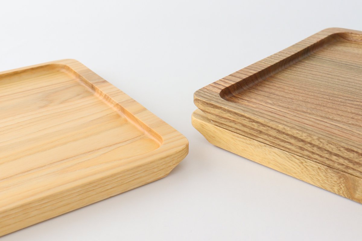 TOUGEI Wooden Tray Obon L