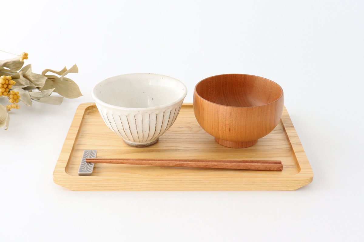 TOUGEI Wooden Tray Obon L