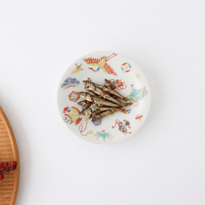 Seikou Kiln Lucky Small Plate Treasure｜Kutani Ware