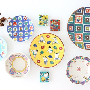 Seikou Kiln Lucky Small Plate Treasure｜Kutani Ware