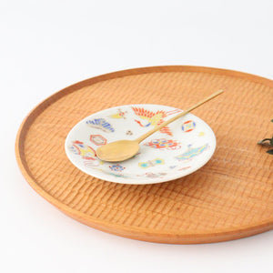 Seikou Kiln Lucky Small Plate Treasure｜Kutani Ware