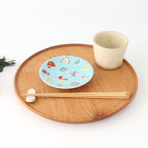 Seikou Kiln Lucky Small Plate Engimono｜Kutani Ware