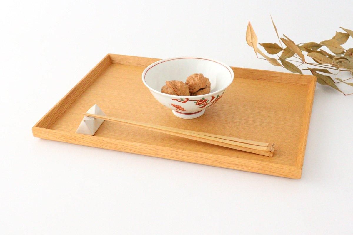 Rice Bowl Banreki Hand-painted Vermilion | Hasami Ware