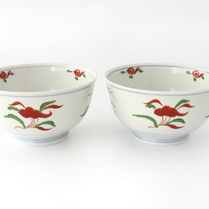 Donburi Bowl Red Peony | Hasami Ware