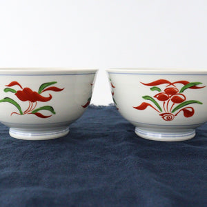 Donburi Bowl Red Peony | Hasami Ware