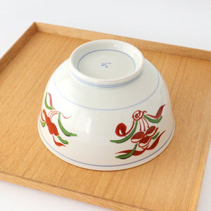 Donburi Bowl Red Peony | Hasami Ware