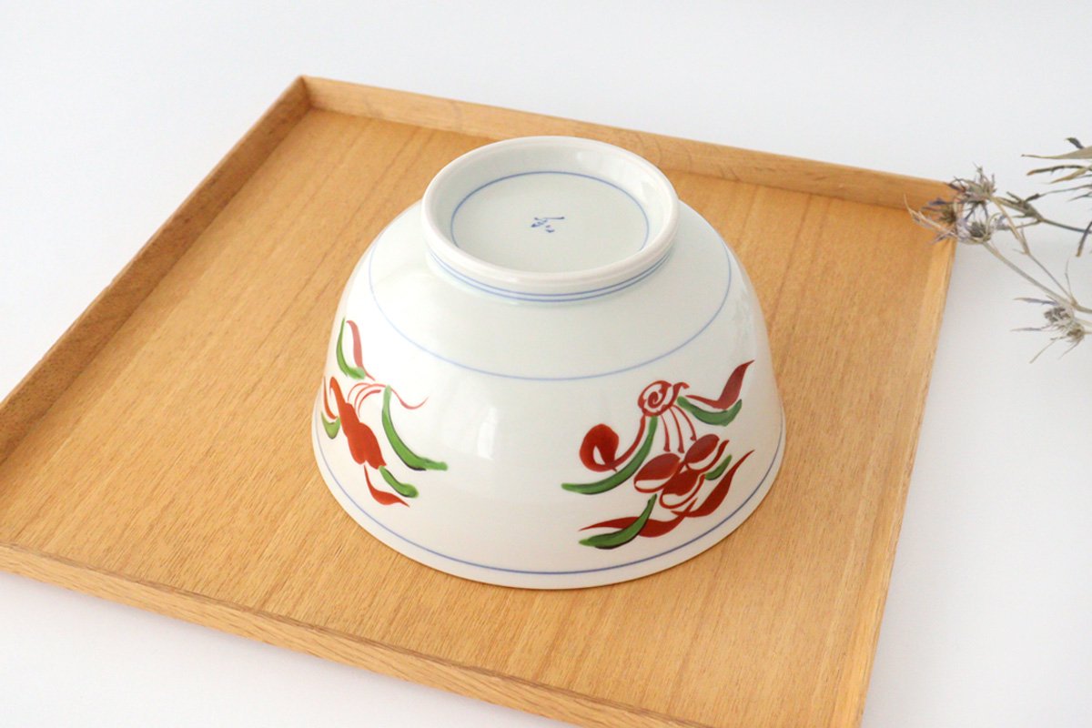 Donburi Bowl Red Peony | Hasami Ware