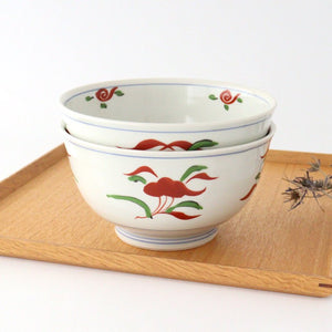 Donburi Bowl Red Peony | Hasami Ware