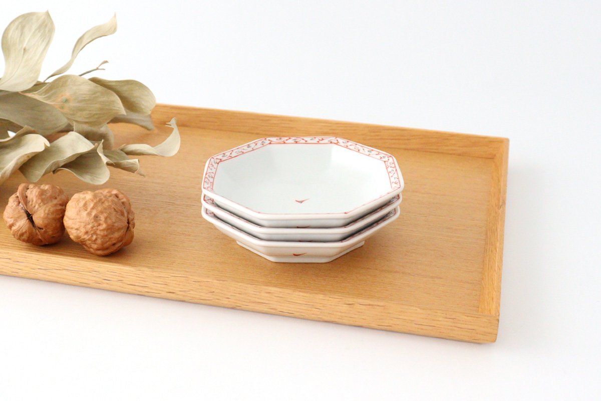 Small Plate Red Arabesque | Hasami Ware