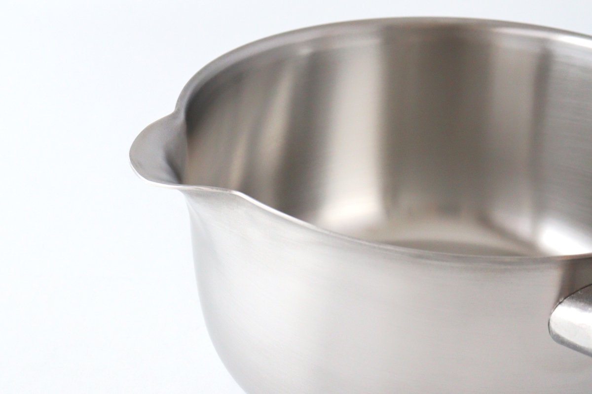 aikata/Yoshikawa Double-Spouted Stainless Steel Milk Pan 16cm