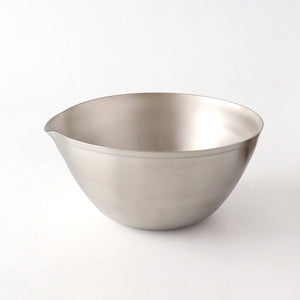 aikata/Yoshikawa Stainless Steel Lipped Bowl Large