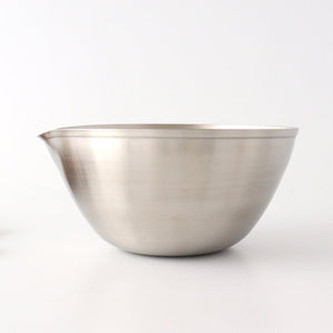 aikata/Yoshikawa Stainless Steel Lipped Bowl Large