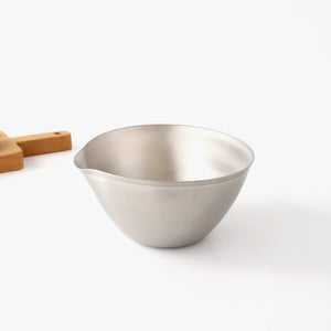 aikata/Yoshikawa Stainless Steel Lipped Bowl Small