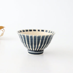 Rice Bowl Tokusa Blue | Mino Ware