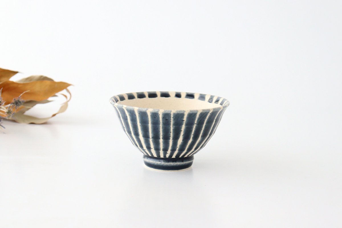 Rice Bowl Tokusa Blue | Mino Ware