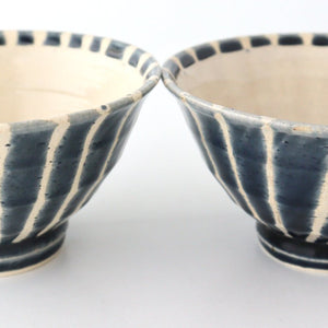 Rice Bowl Tokusa Blue | Mino Ware