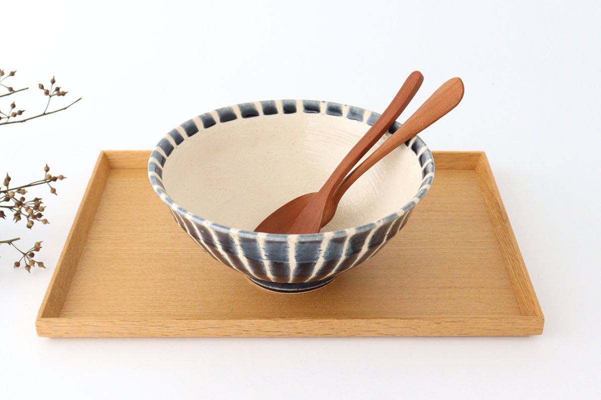 Multi-use Bowl Blue Tokusa | Mino Ware