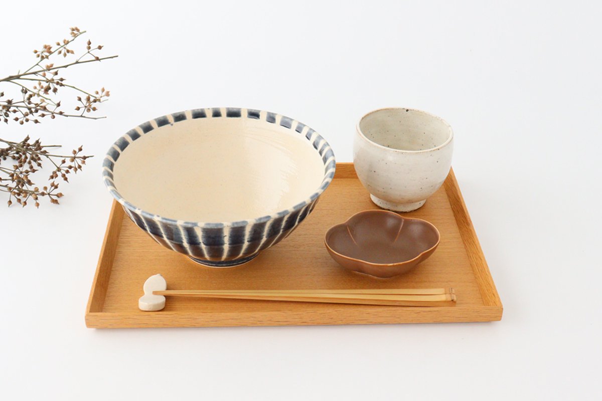 Multi-use Bowl Blue Tokusa | Mino Ware