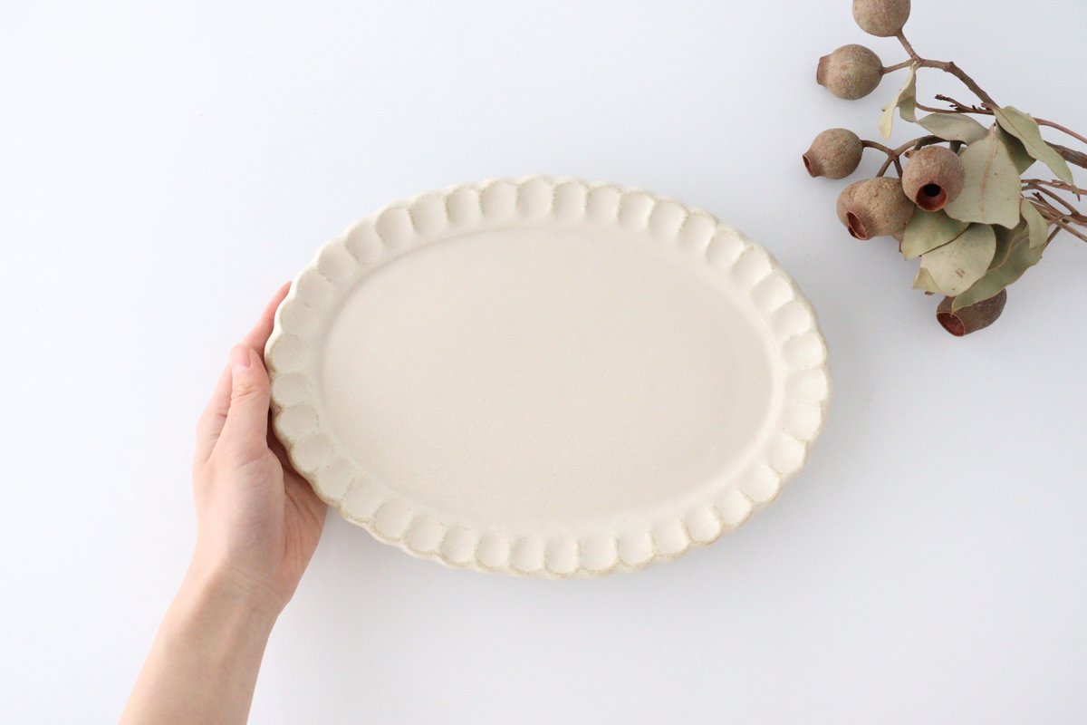 COCO Oval Plate L | Mino Ware