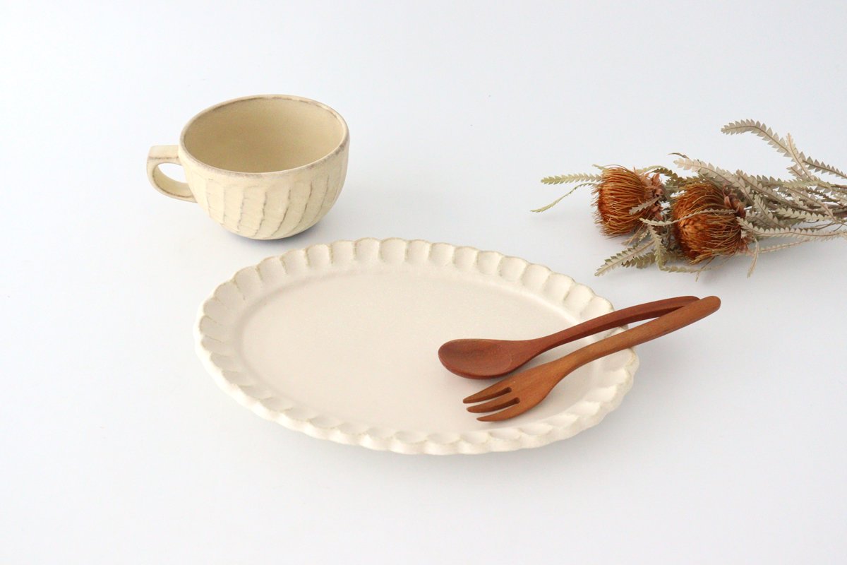 COCO Oval Plate L | Mino Ware