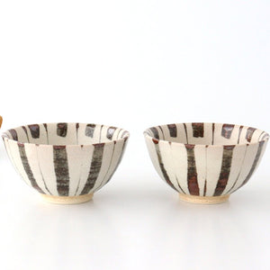 Rice Bowl Tokusa Brown | Mino Ware