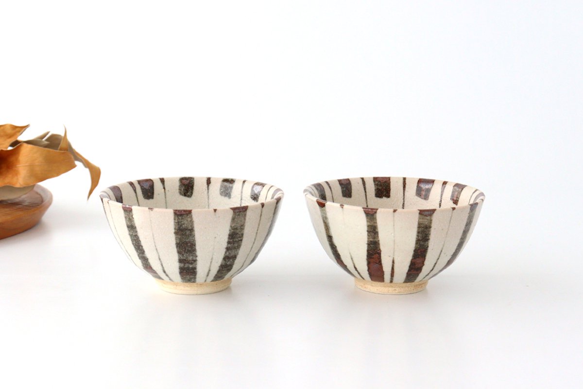 Rice Bowl Tokusa Brown | Mino Ware