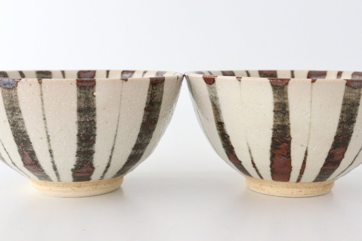 Rice Bowl Tokusa Brown | Mino Ware