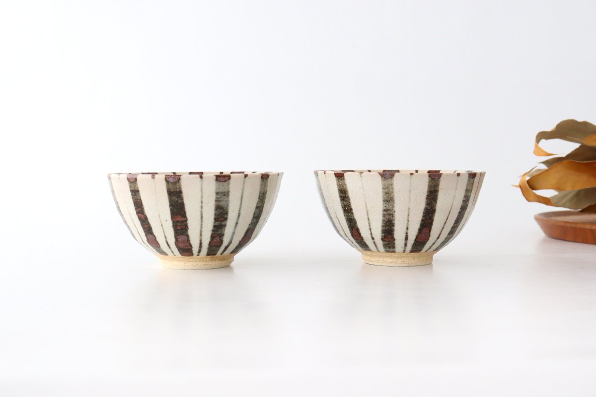 Rice Bowl Tokusa Brown | Mino Ware