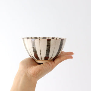 Rice Bowl Tokusa Brown | Mino Ware