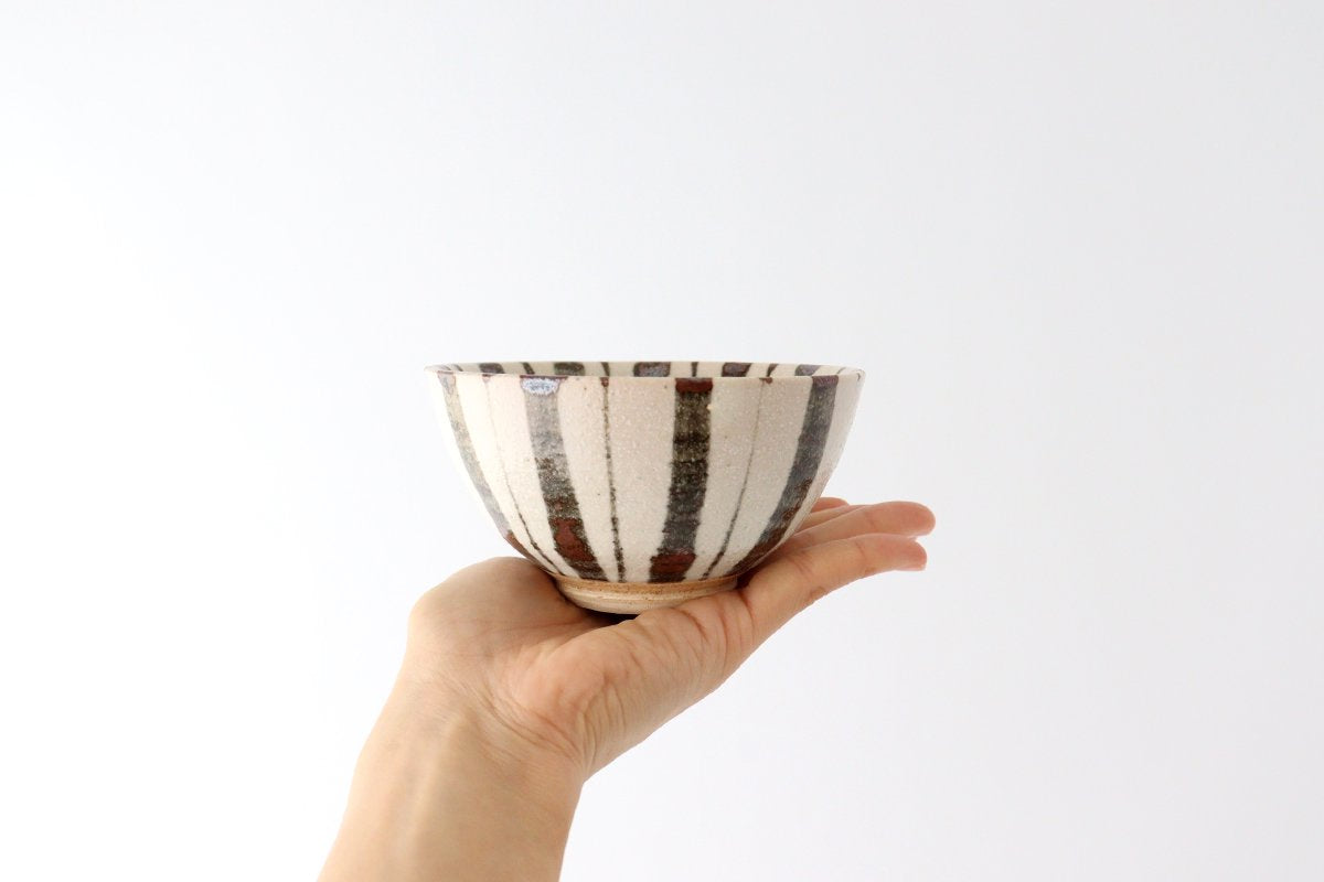 Rice Bowl Tokusa Brown | Mino Ware