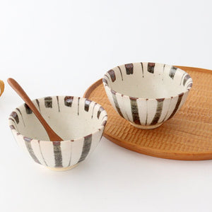 Rice Bowl Tokusa Brown | Mino Ware