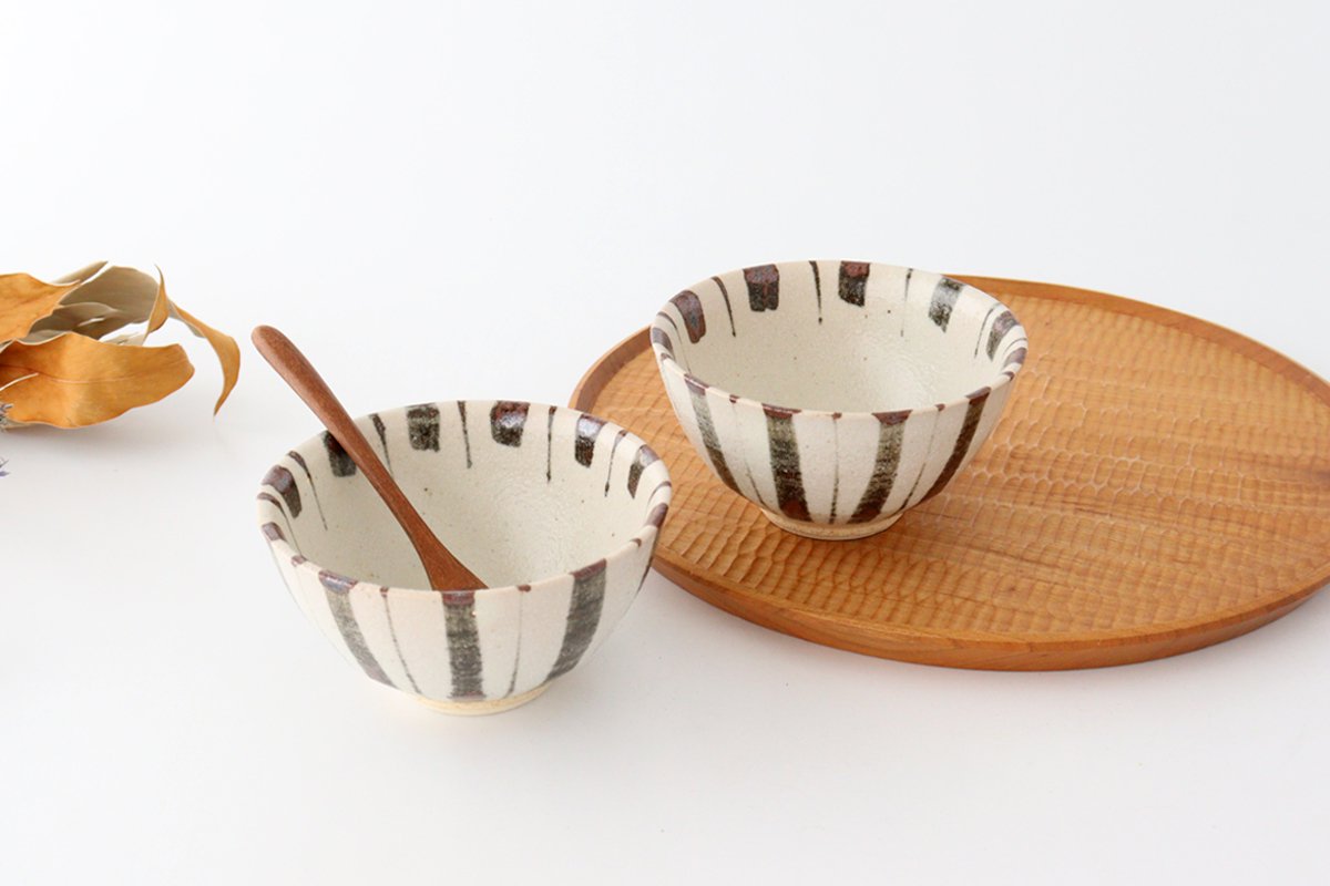 Rice Bowl Tokusa Brown | Mino Ware