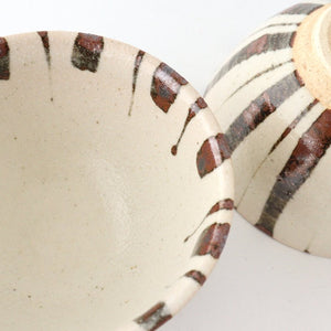 Rice Bowl Tokusa Brown | Mino Ware