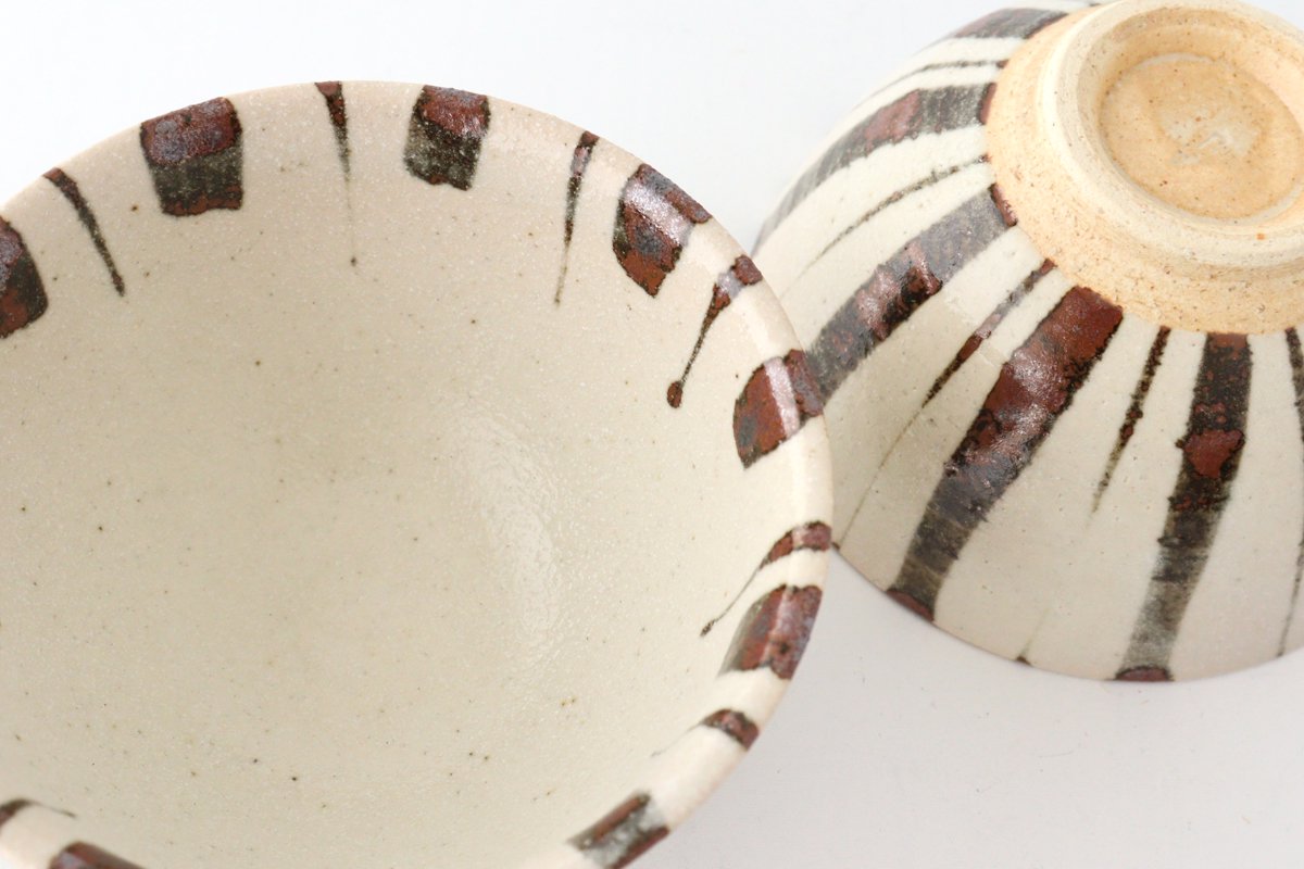 Rice Bowl Tokusa Brown | Mino Ware