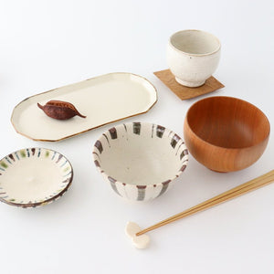 Rice Bowl Tokusa Brown | Mino Ware