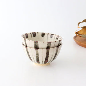 Rice Bowl Tokusa Brown | Mino Ware