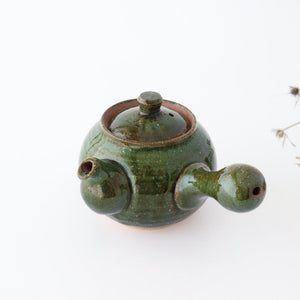 Japanese Teapot Oribe | Kyusu Mino Ware