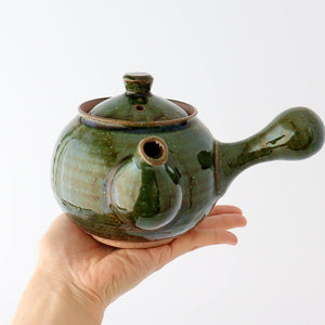 Japanese Teapot Oribe | Kyusu Mino Ware