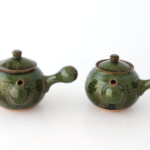 Japanese Teapot Oribe | Kyusu Mino Ware