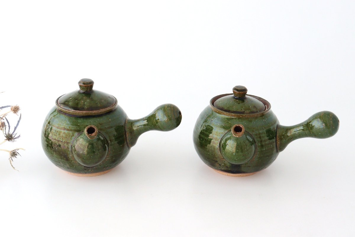 Japanese Teapot Oribe | Kyusu Mino Ware