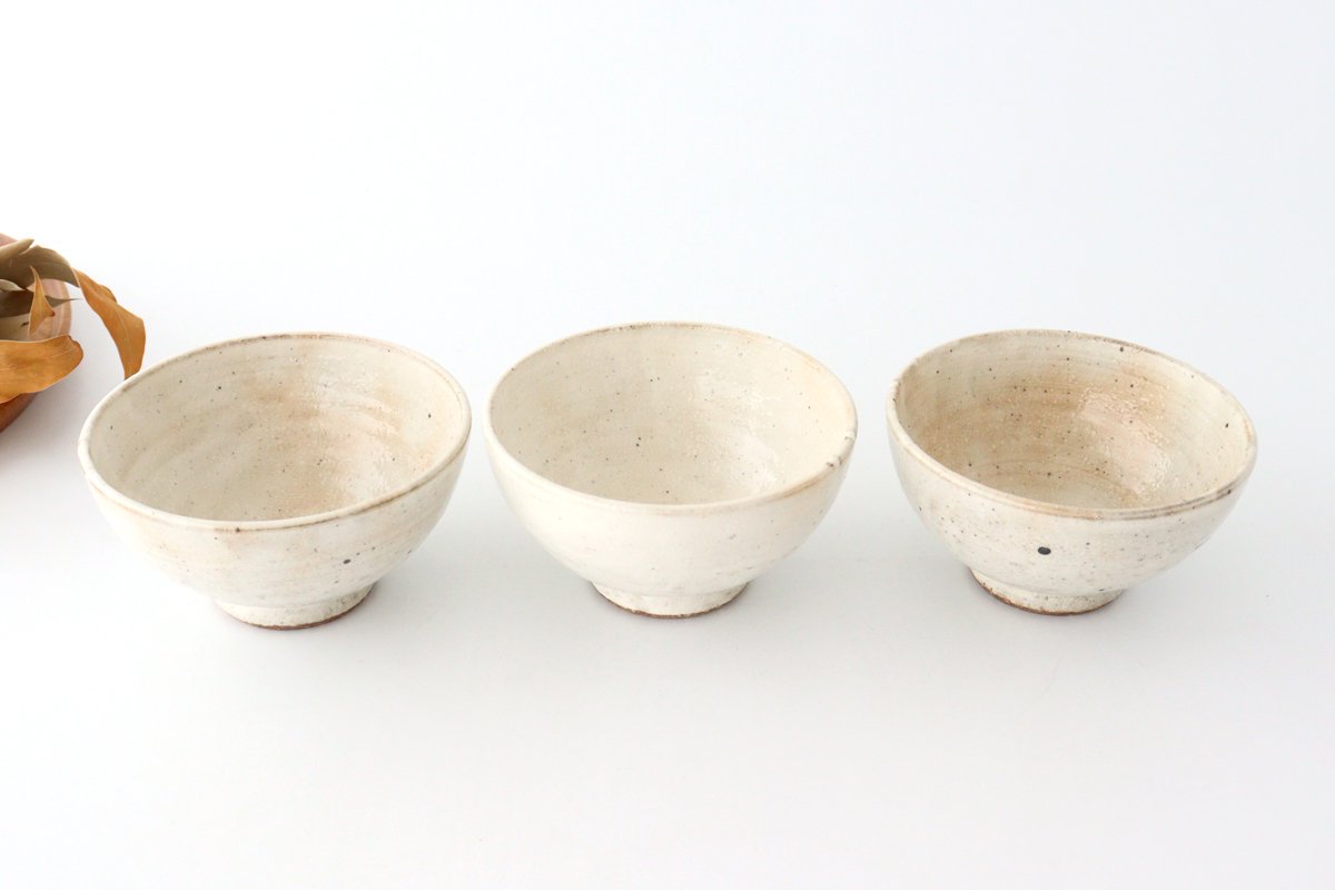 Rice Bowl Kohiki White | Mino Ware