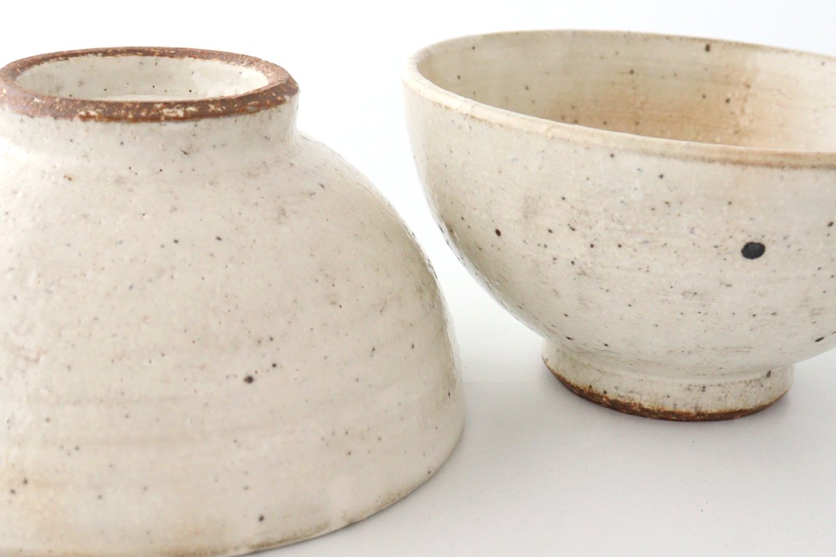 Rice Bowl Kohiki White | Mino Ware