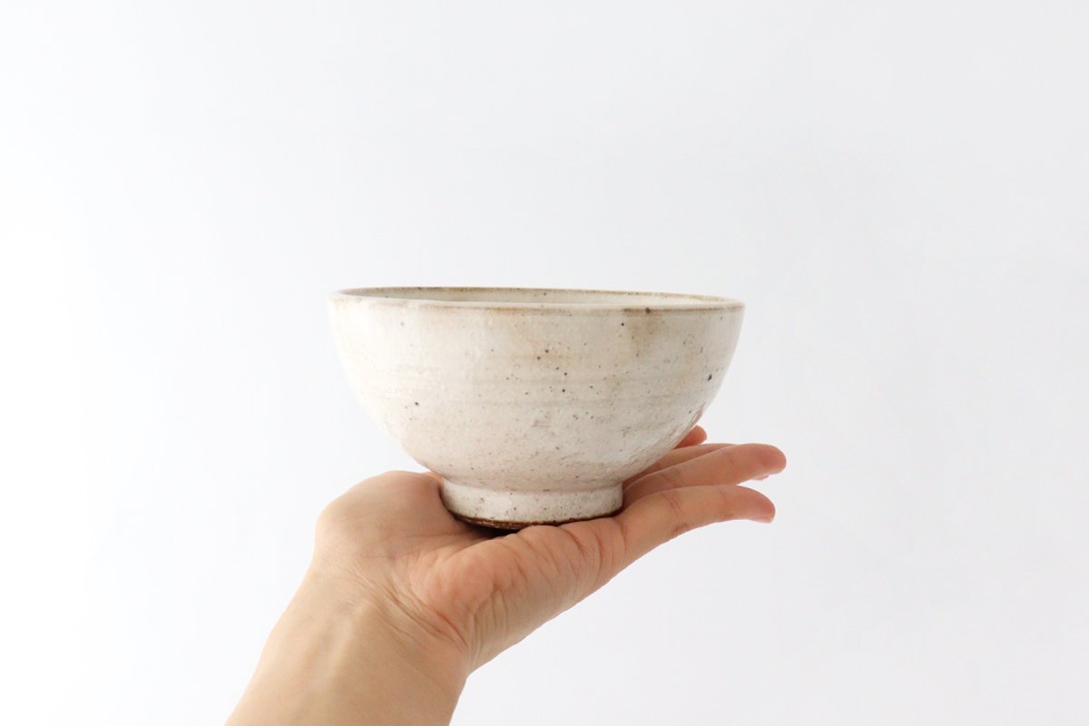 Rice Bowl Kohiki White | Mino Ware