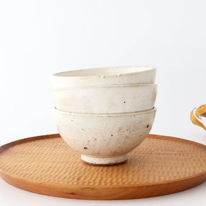 Rice Bowl Kohiki White | Mino Ware