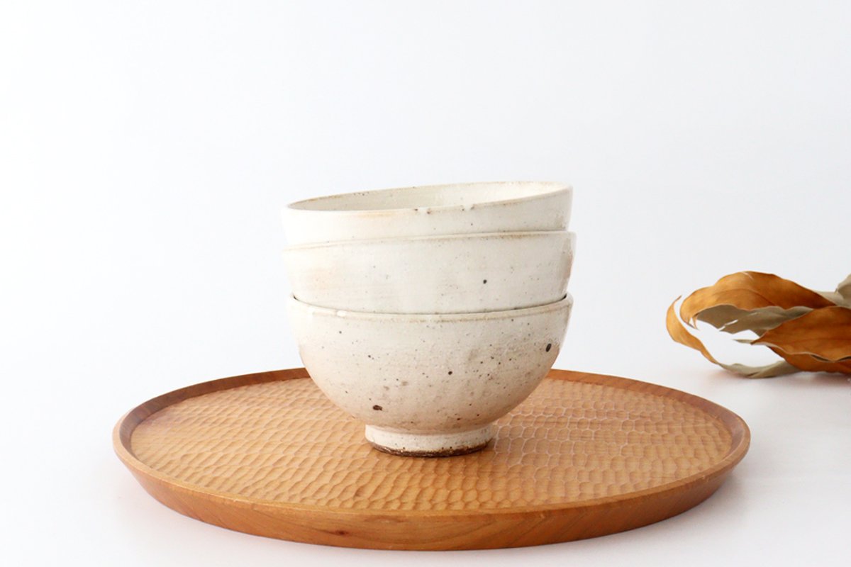 Rice Bowl Kohiki White | Mino Ware